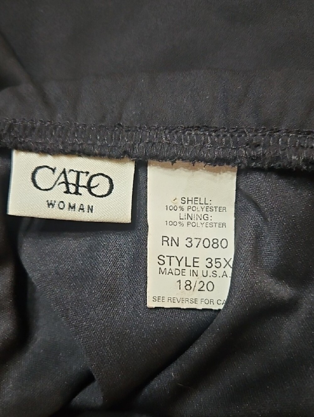Cato Woman Black Full-Length Skirt